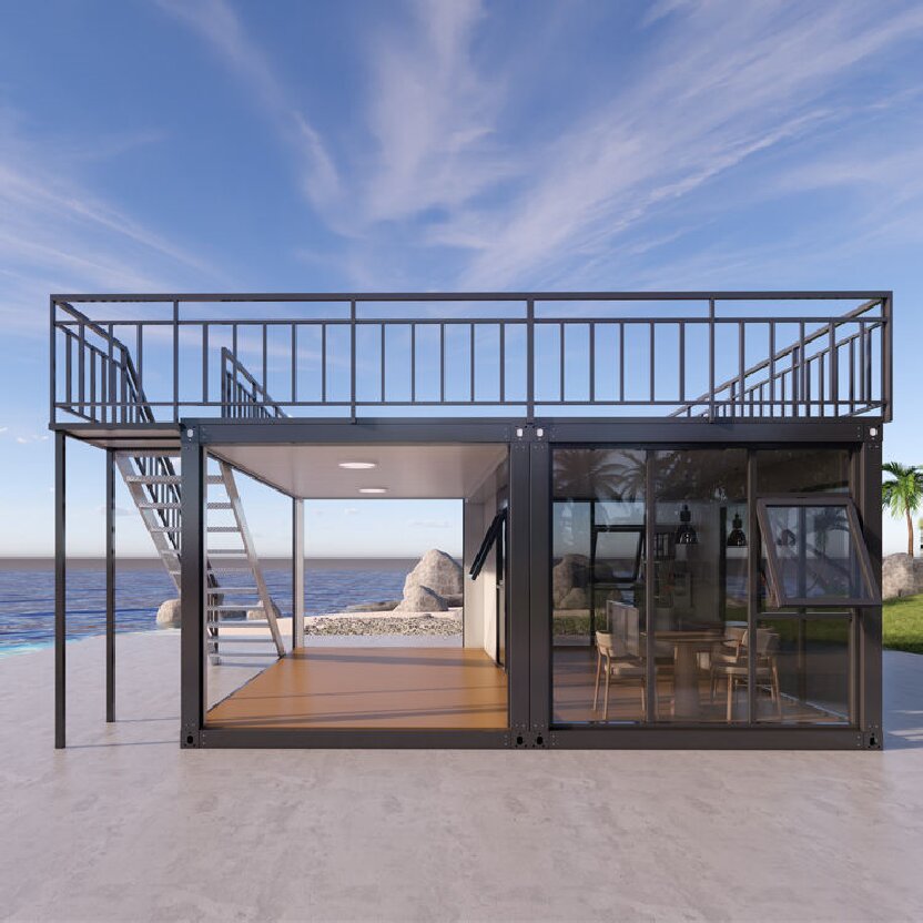 Home Decor Garden Ideas - 豪華な2階建てレストランプレハブ建築デザイン、あなたのスタイルに合わせてカスタマイズ可能なケータリング、家の装飾アイデア