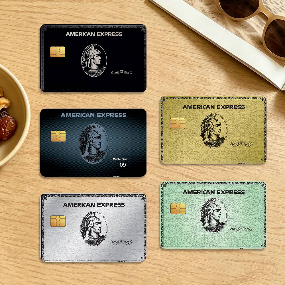 Home Decor Usa - Art USA E-express-S 4 個防水傷つきにくいカードスキンステッカーファッション装飾用クレジットデビット銀行用
