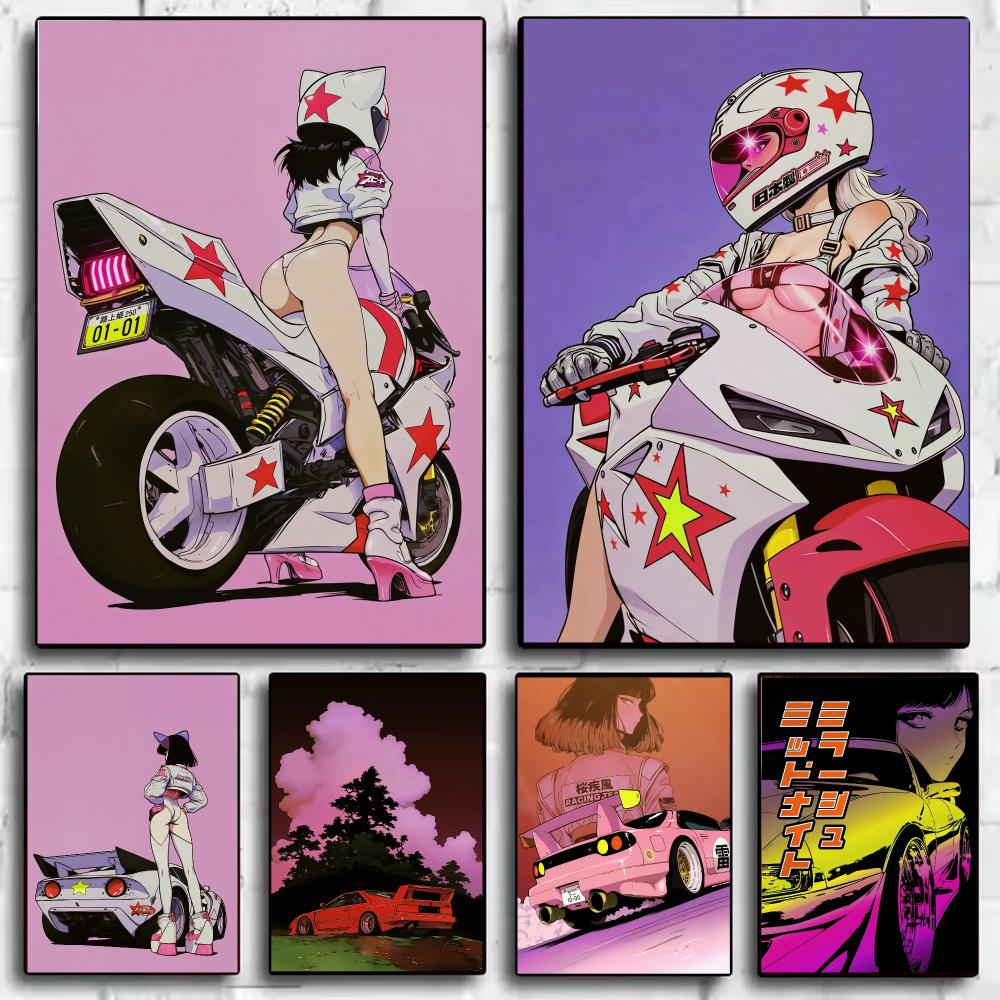 Home Decor Japandi Style - ジャパンディスタイル銀色の明るい色のポスター美的壁アートキャンバストレンディな寝室ルームホームカフェ装飾