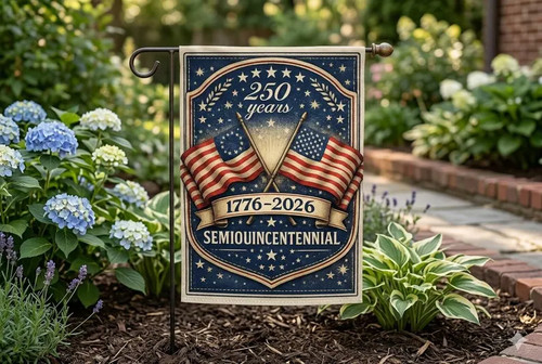 Home Decor Usa - イヤーズアメリカ ガーデンフラッグ 屋外装飾 愛国的な米国ホームヤードサイン ダブル UUI