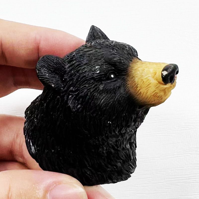 アメリカ北米産 ブラックベアヘッド（野生動物アイコン）3D樹 - Home Decor Usa のレビューと価格