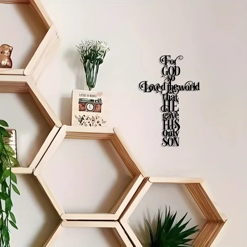 耐久性のある金属製の鉄十字の壁飾り |   インスピレーショ - Home Decor Deals のレビューと価格