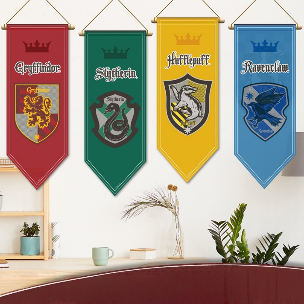 ハリーポッターバナー旗壁掛けグリフィンドールスリザリンレイブ - Home Decor Quirky のレビューと価格