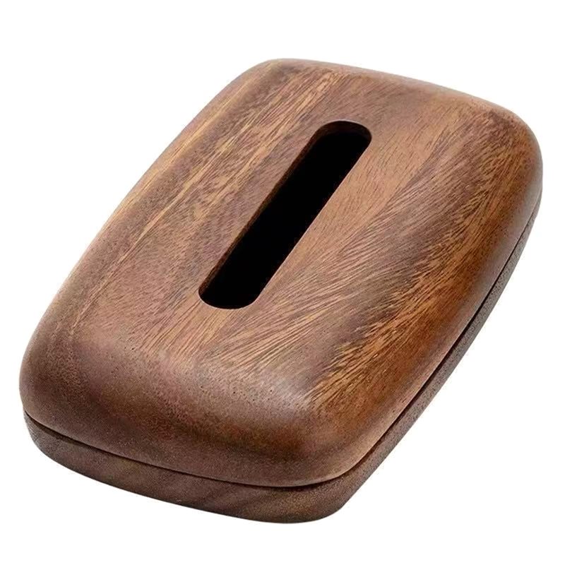 【大変お得】ウォールナット材のティッシュボックスカバーホルダ - Home Decor Deals のレビューと価格