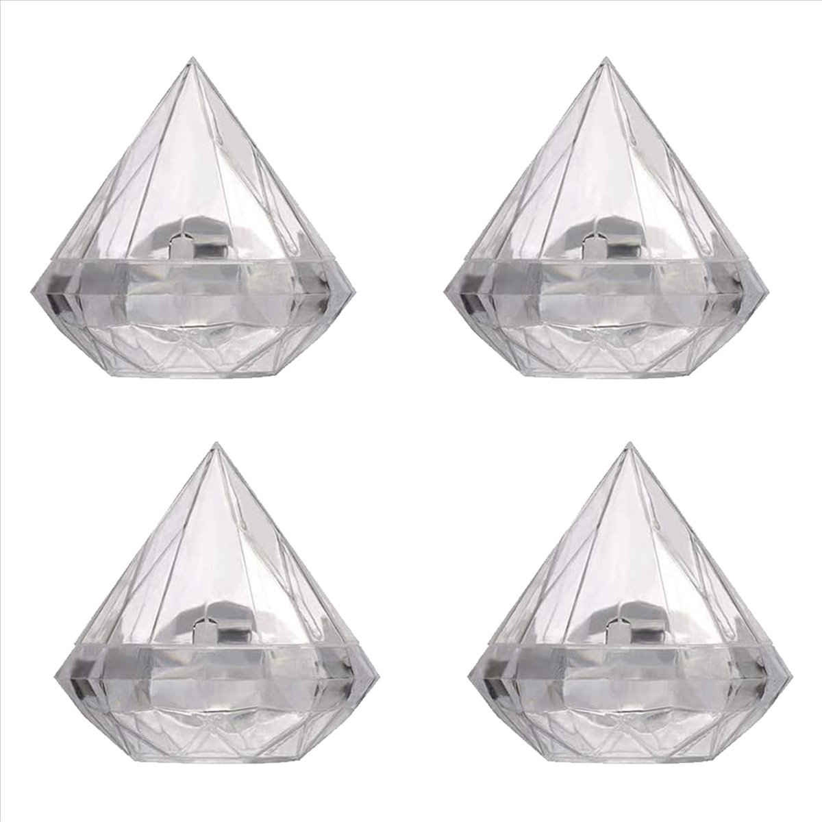 【フラッシュディール！】72個入り 透明なキャンディボックス - Home Decor Deals のレビューと価格