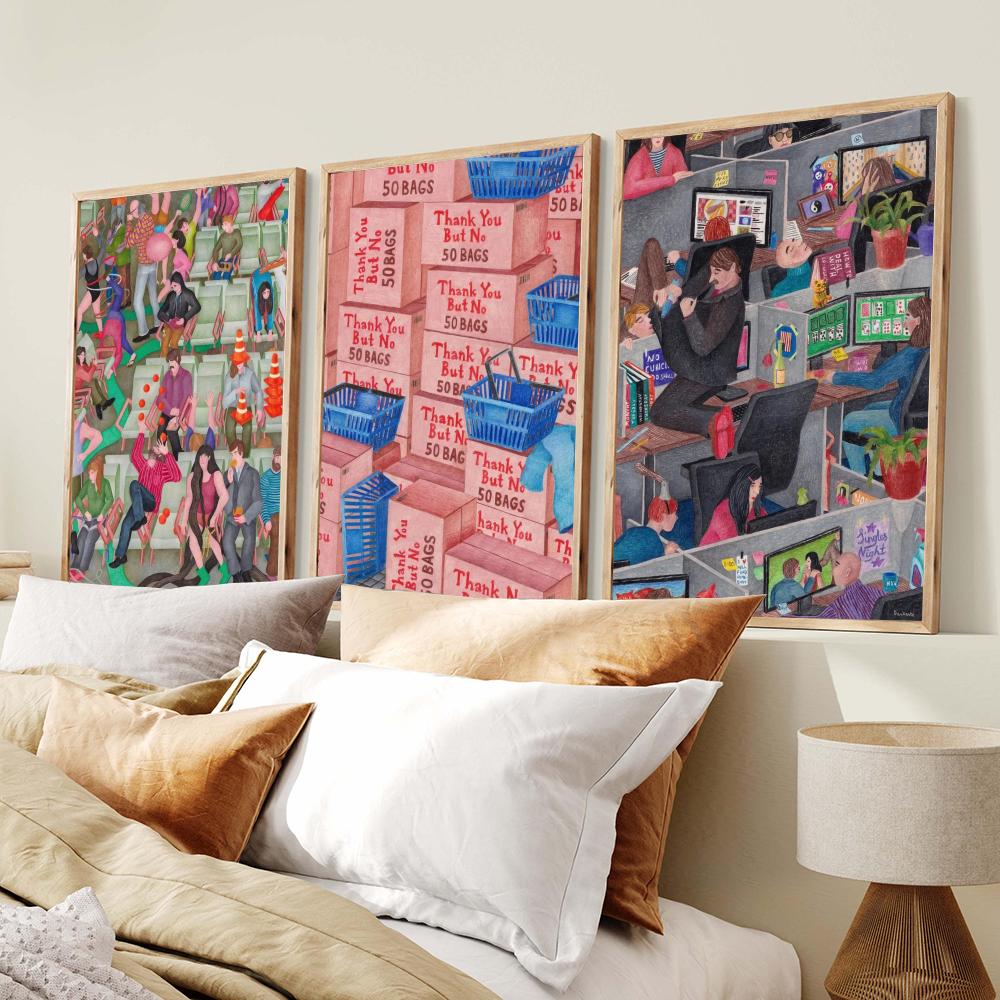 Japandi スタイル Daukante 抽象的なライフポ - Home Decor Japandi Style のレビューと価格