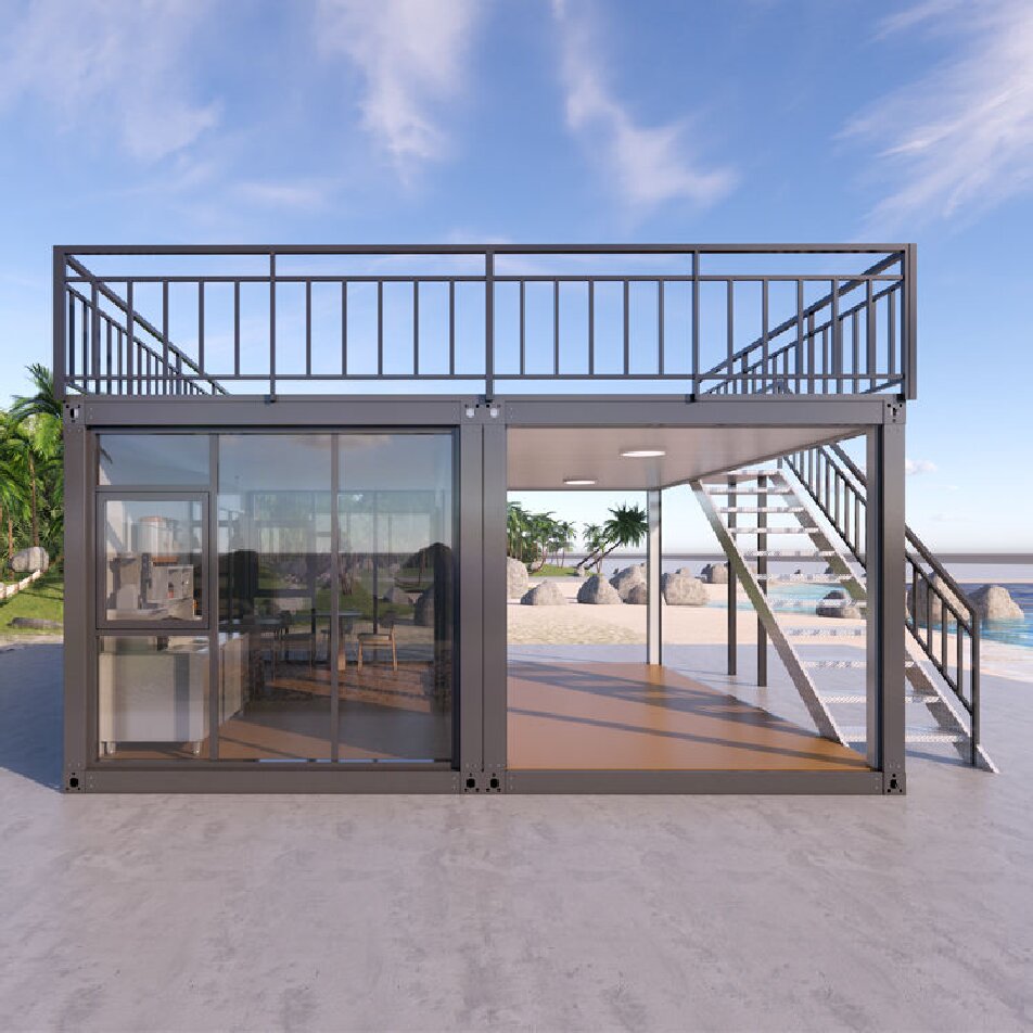 豪華な2階建てレストランプレハブ建築デザイン、あなたのスタイ - Home Decor Garden Ideas のレビューと価格