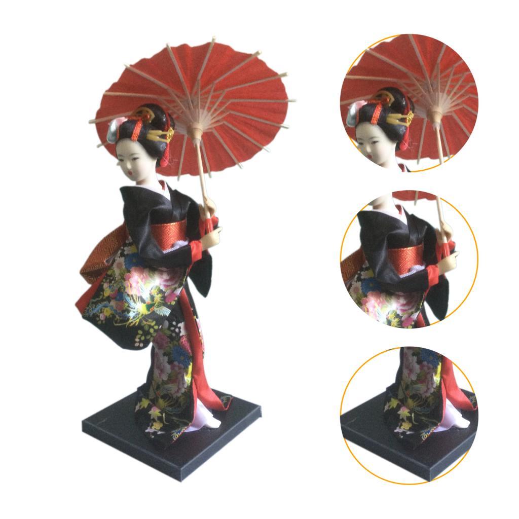 装飾フィギュア 日本の芸者像 レジン製ミニチュア ドールハウ - Home Decor Japandi Style のレビューと価格