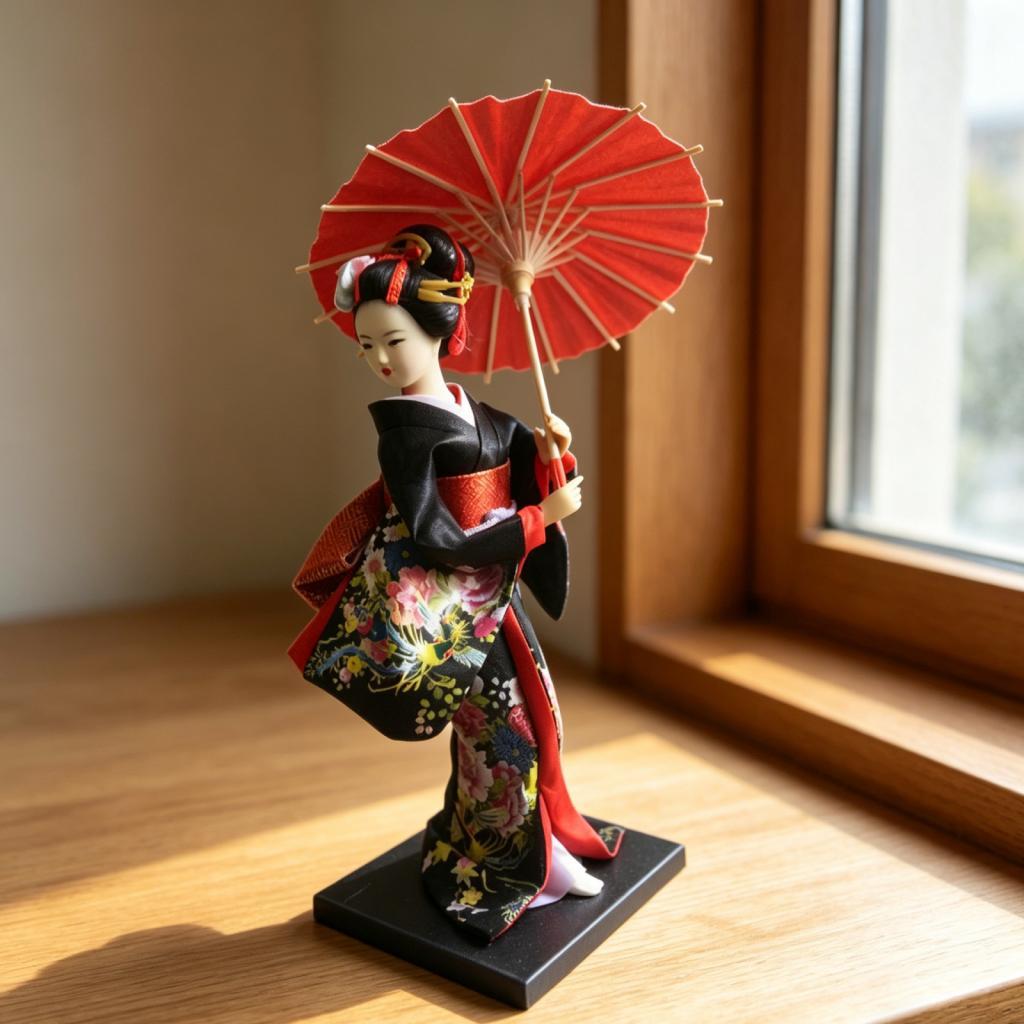 装飾フィギュア 日本の芸者像 レジン製ミニチュア ドールハウ - Home Decor Japandi Style のレビューと価格