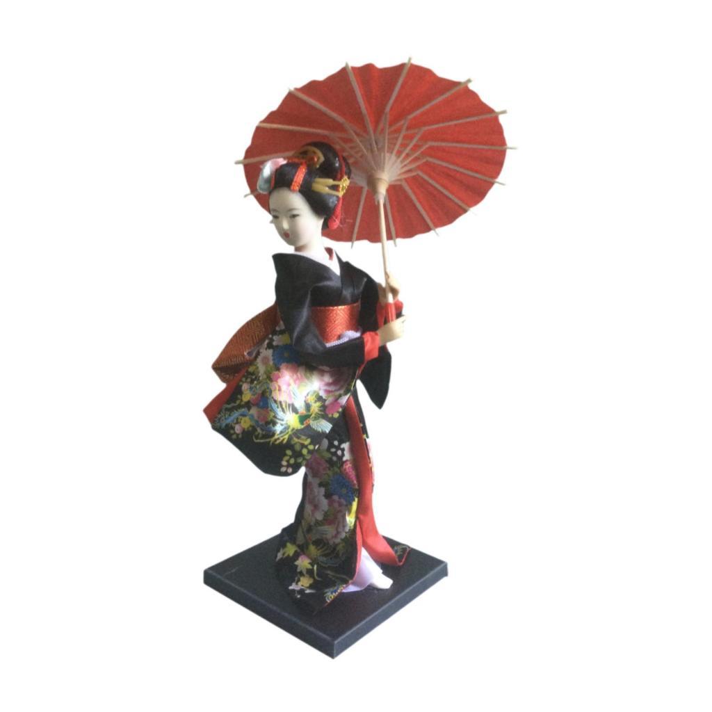 装飾フィギュア 日本の芸者像 レジン製ミニチュア ドールハウ - Home Decor Japandi Style のレビューと価格