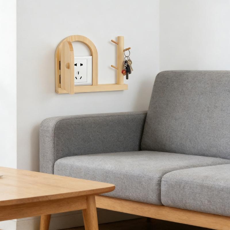木製コンセントガード北欧デザインコンセントカバー自然な質感子 - Home Decor Outlet のレビューと価格