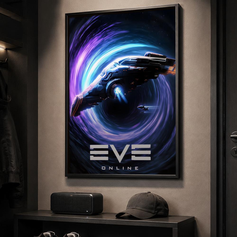E-EVE O-オンラインストラテジーゲームポスターHDホー - Home Decor Game Online のレビューと価格