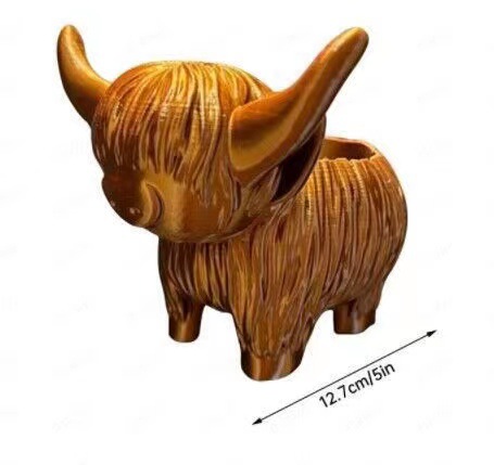 ハイランドカウ樹脂製置物 - かわいいホーム＆ガーデンデコレ - Home Decor Garden Ideas のレビューと価格