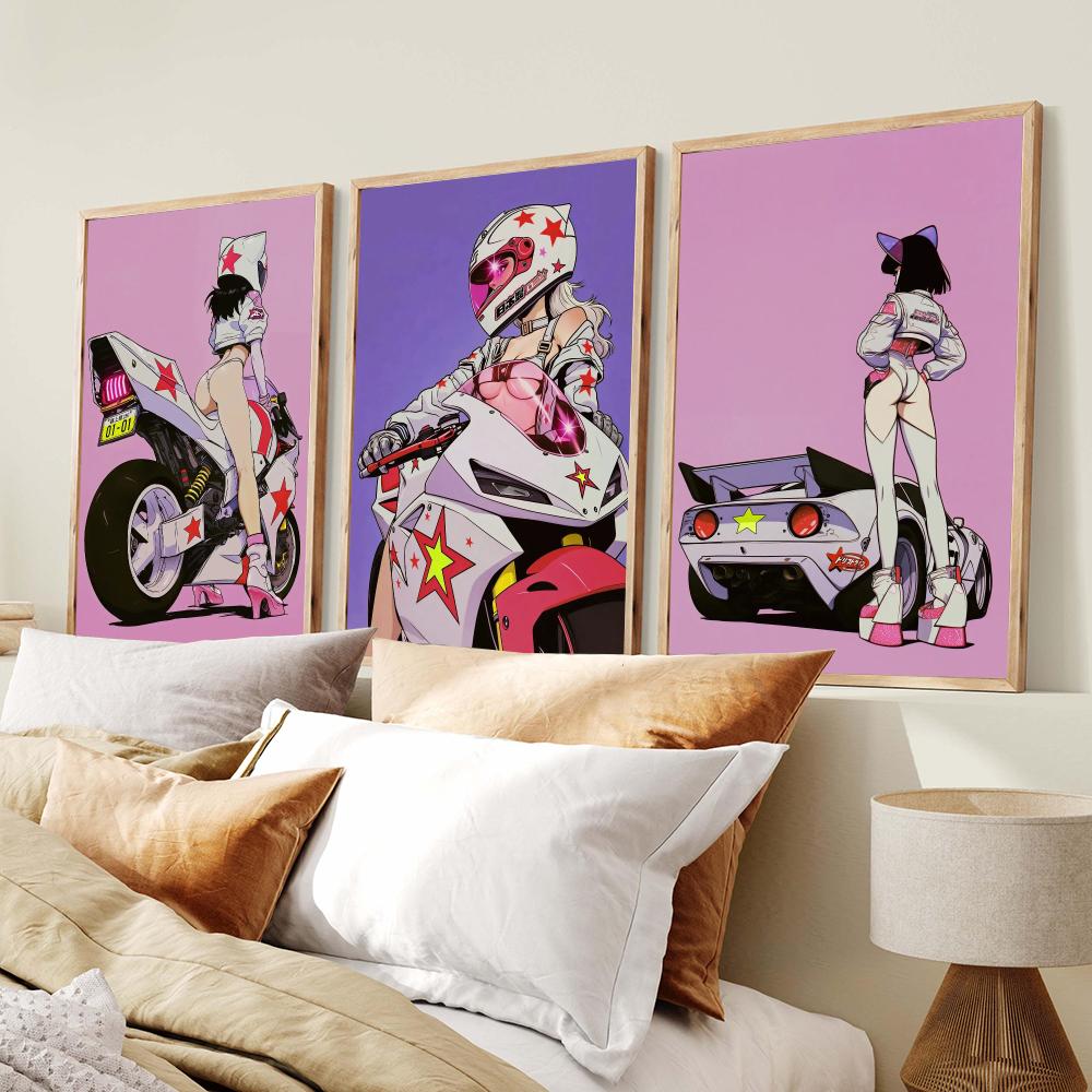 ジャパンディスタイル銀色の明るい色のポスター美的壁アートキャ - Home Decor Japandi Style のレビューと価格