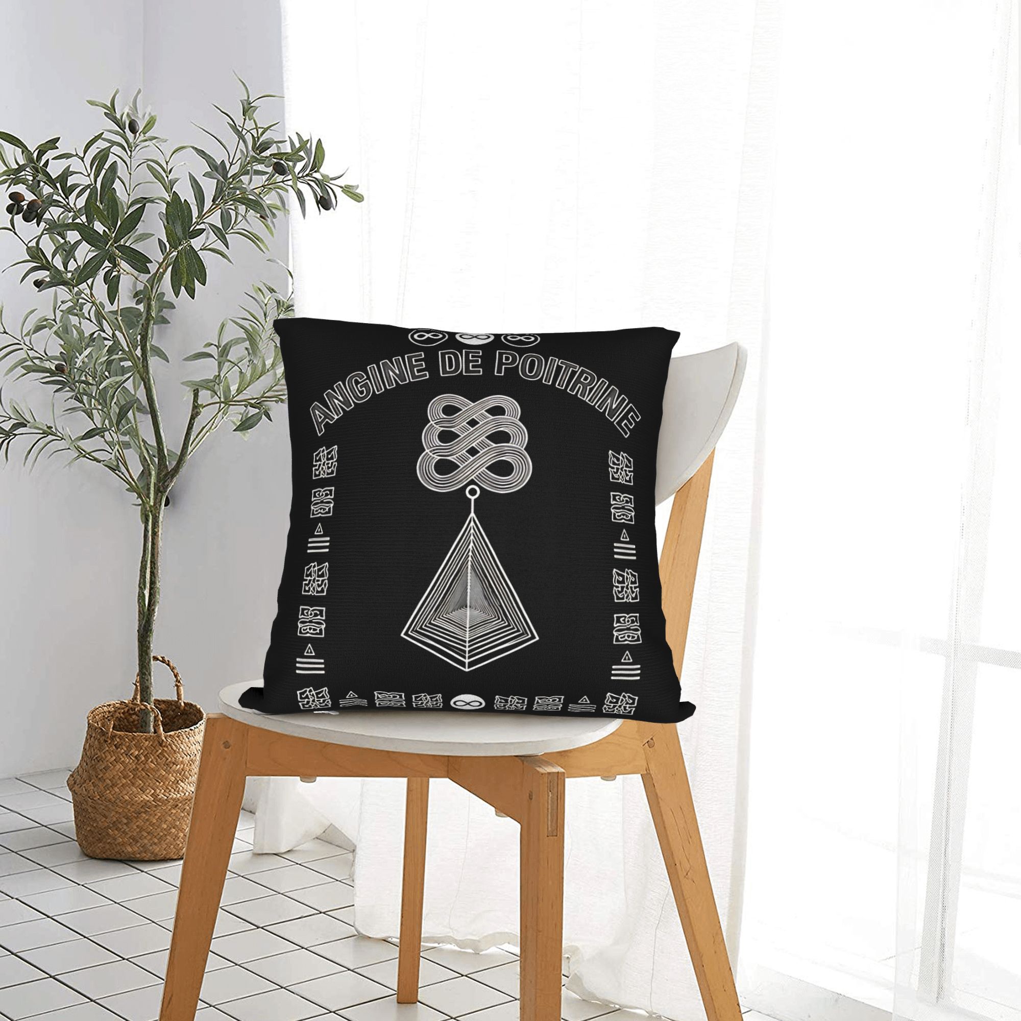 Angine De Poitrine カナダバンドスクエア枕 - Home Decor Canada のレビューと価格