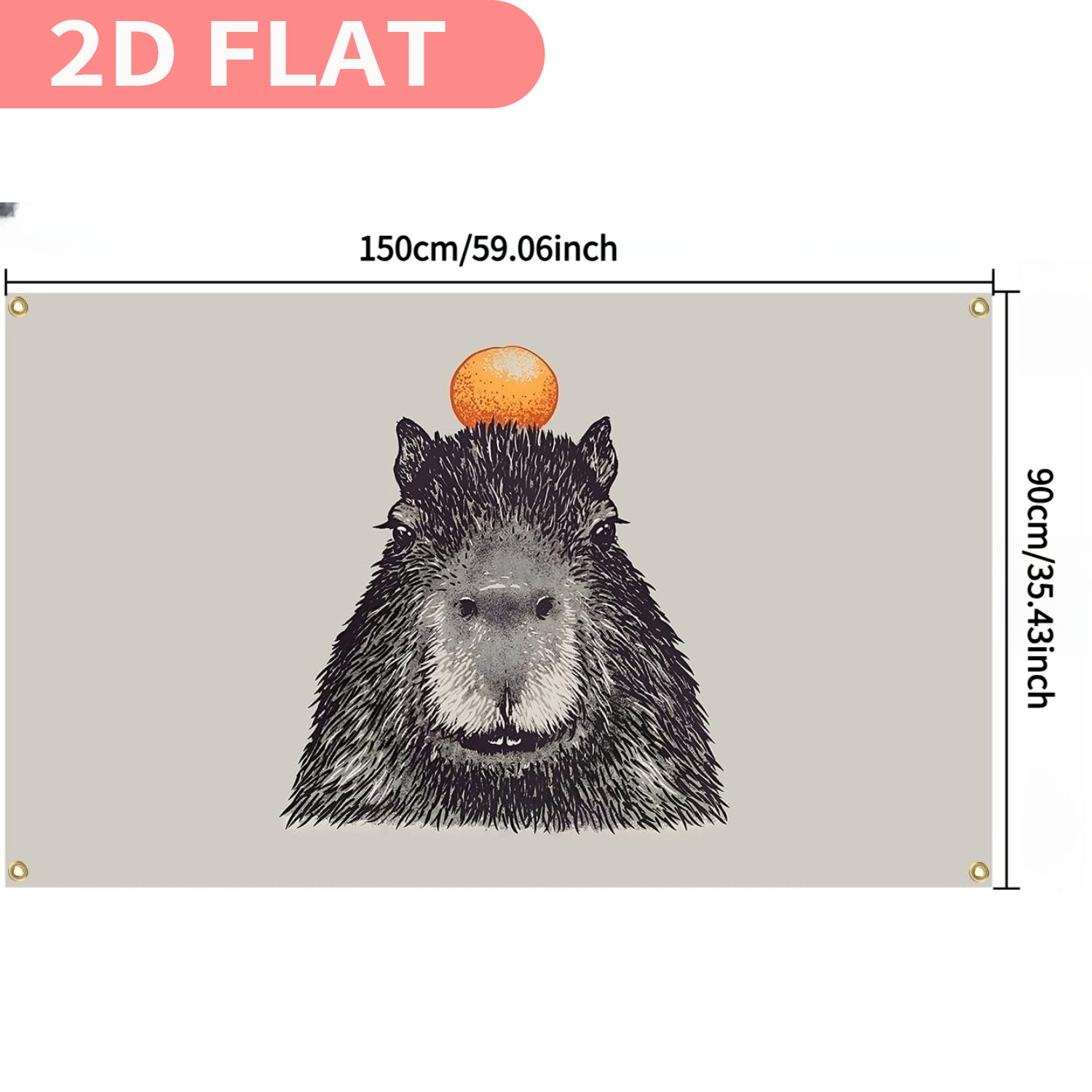 カピバラタペストリー、壁掛けカーペット、美的装飾耐久性のある - Aesthetic Tapestry のレビューと価格