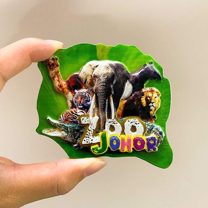 ルフ動物園冷蔵庫マグネット マレーシア旅行お土産 3D装飾ホ - Home Decor Malaysia のレビューと価格