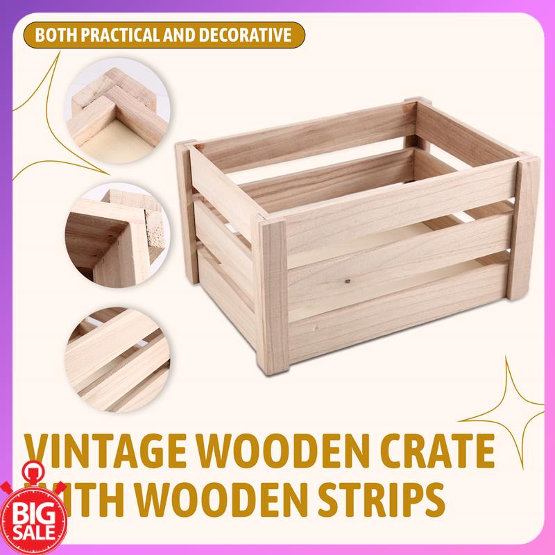 大きな取引収納木箱装飾木箱木製収納コンテナ、家庭用木箱、収納 - Home Decor Deals のレビューと価格