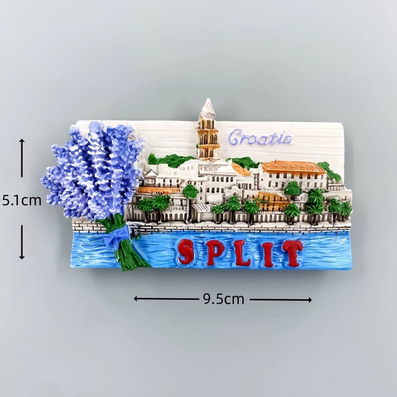 クロアチア3Dレジン製冷蔵庫マグネットセット ドゥブロヴニク - Home Decor Zagreb のレビューと価格