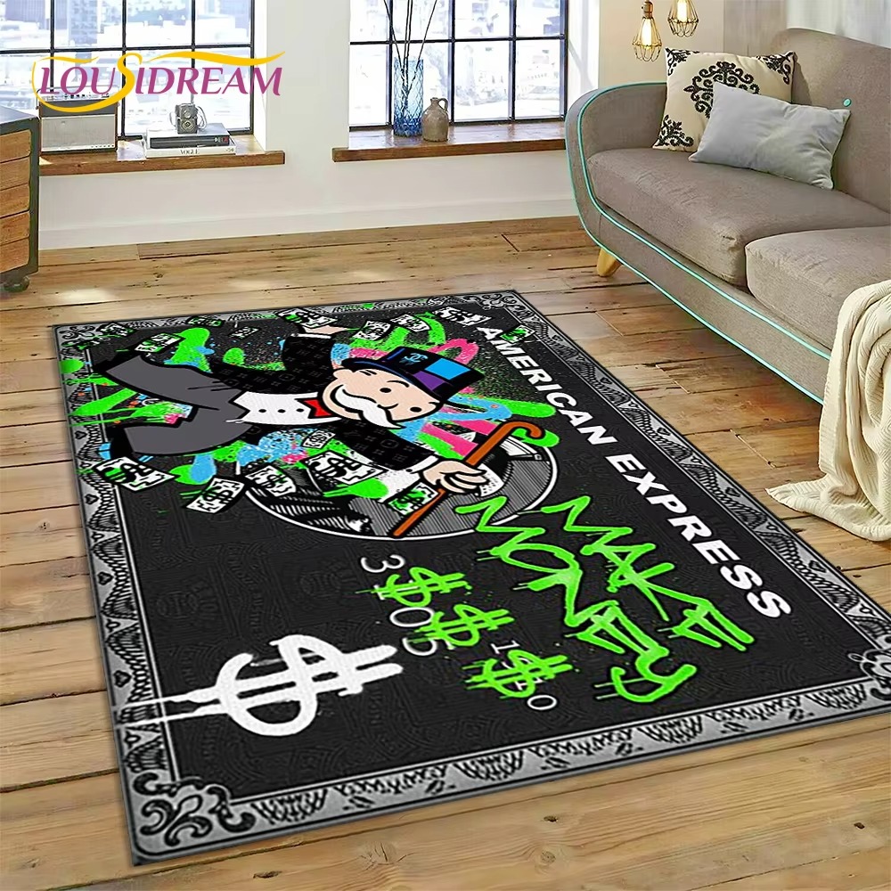ゲームダラーモノポリーカートゥーンマネーラグカーペット、リビ - Home Decor Games Online Free のレビューと価格