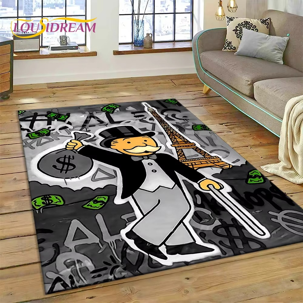 ゲームダラーモノポリーカートゥーンマネーラグカーペット、リビ - Home Decor Games Online Free のレビューと価格
