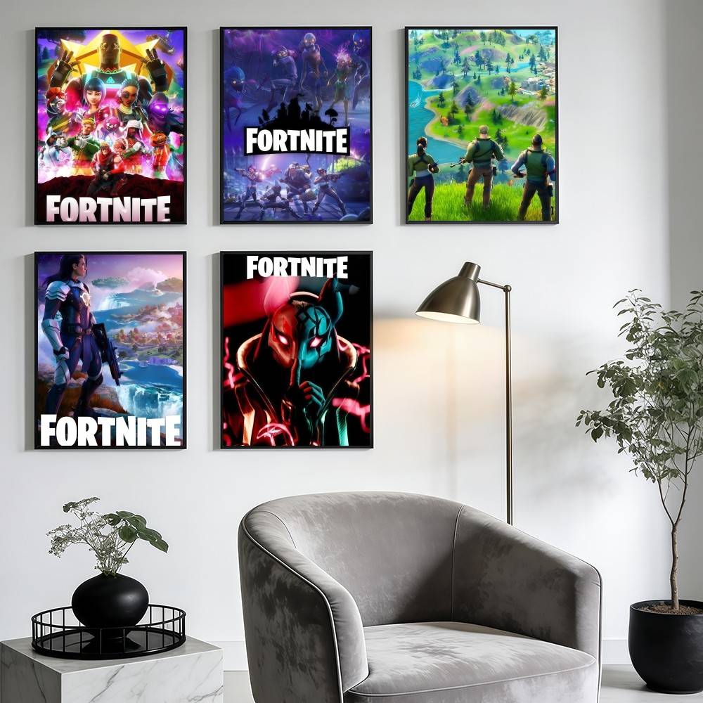 F-FORTNITES-ES オンラインゲームポスターステッ - Home Decor Games Online Free のレビューと価格