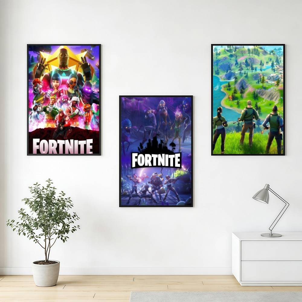 F-FORTNITES-ES オンラインゲームポスターステッ - Home Decor Games Online Free のレビューと価格