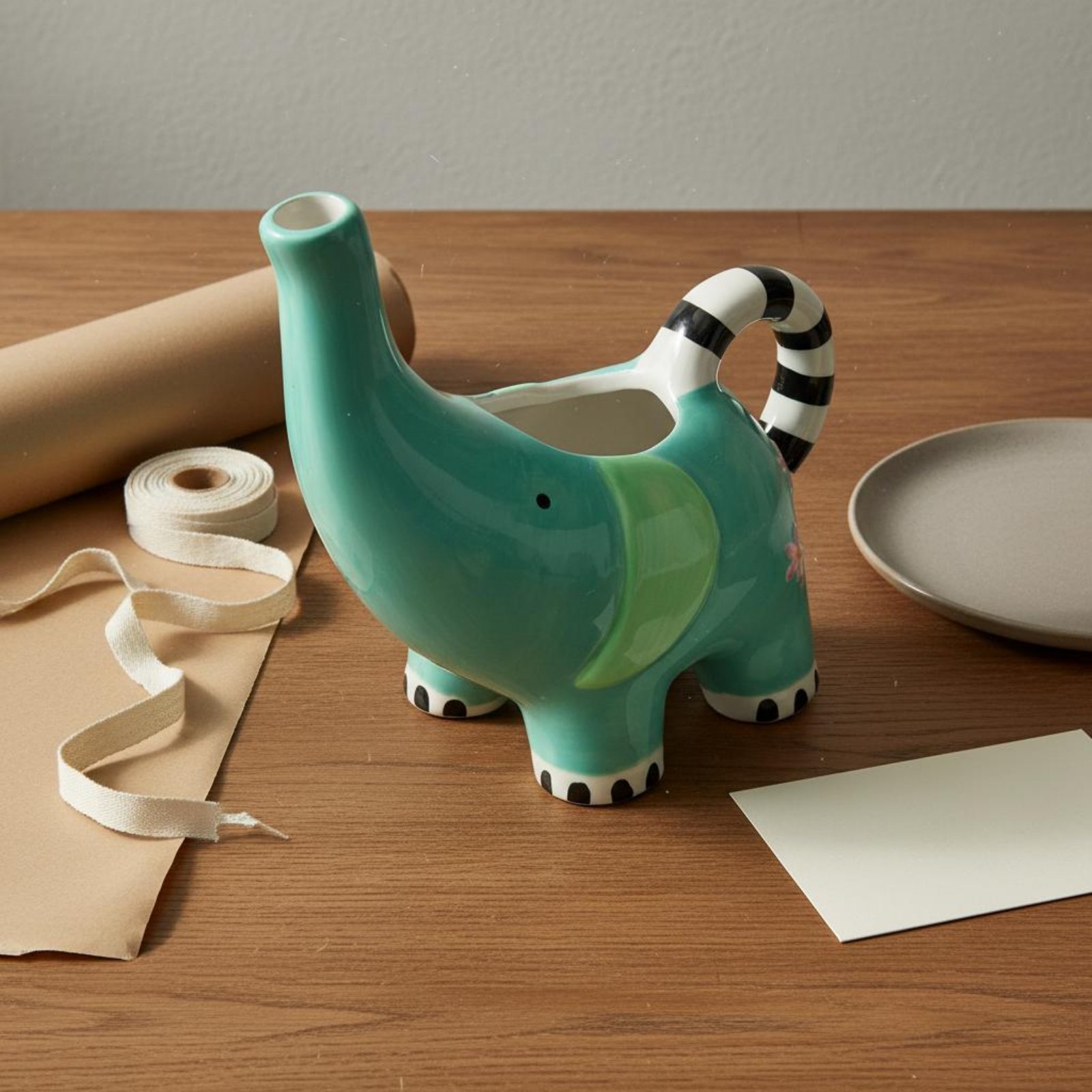 象の水差しギフトアイデア、生き物の形をした植木鉢、象の植木鉢 - Home Decor Garden Ideas のレビューと価格