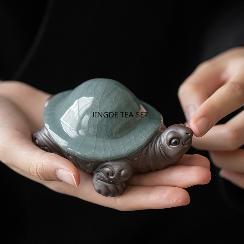 セラミック製の亀型ティーセットフィルター、可愛い動物の置物、 - Home Decor Quirky のレビューと価格