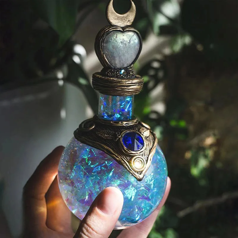 魔法のポーションボトル装飾樹脂工芸品、創造的なオーナメント、 - Home Decor Garden Ideas のレビューと価格