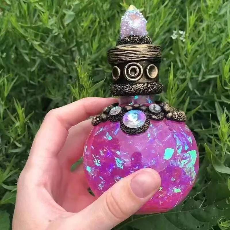 魔法のポーションボトル装飾樹脂工芸品、創造的なオーナメント、 - Home Decor Garden Ideas のレビューと価格
