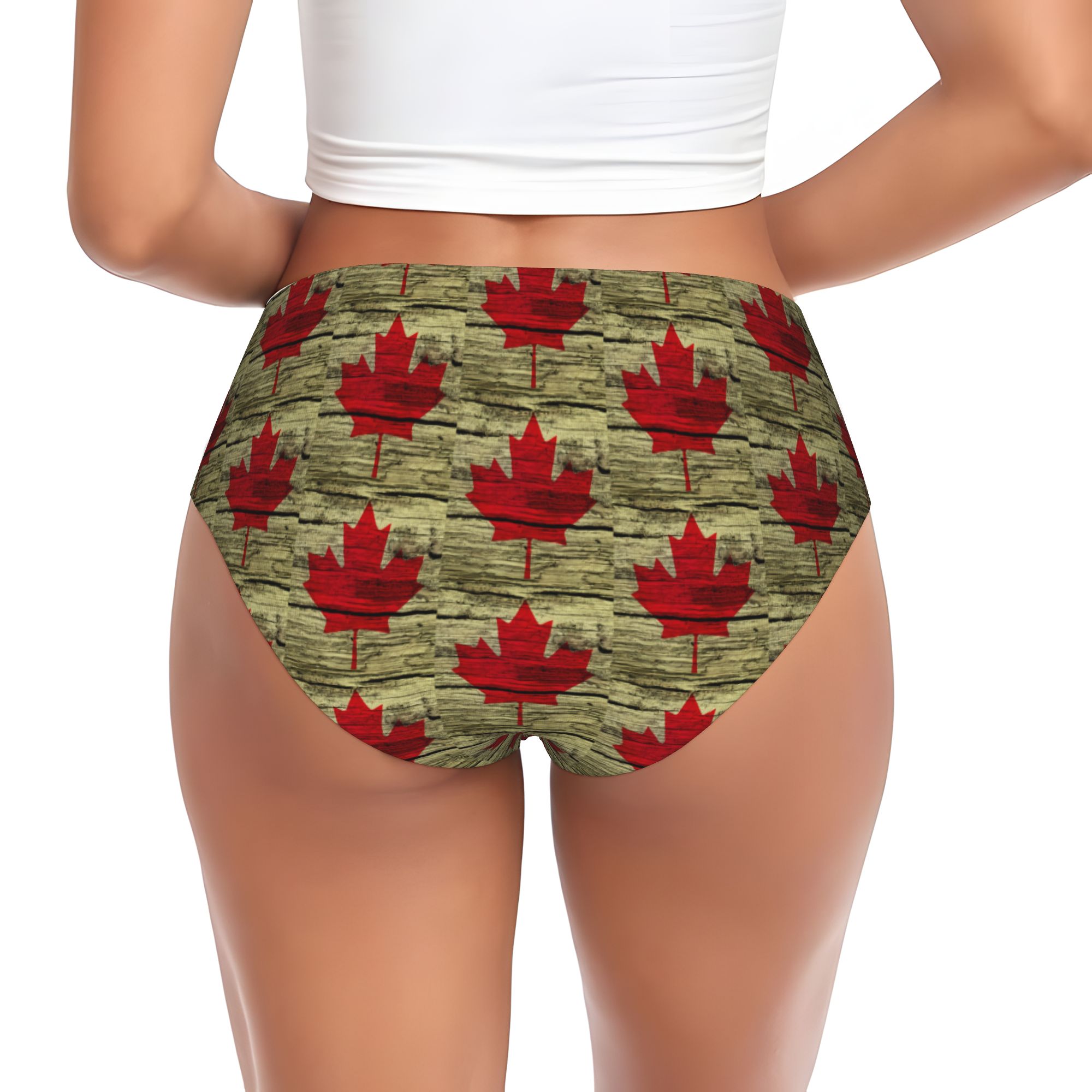 カナダ国旗愛国心ブリーフパンティーレディースコンフォートスト - Home Decor Canada のレビューと価格