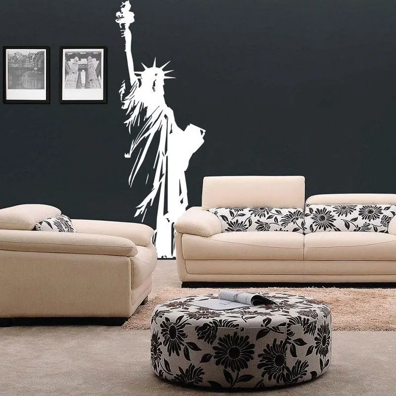 大きなビニールウォールステッカー,ニューヨークの自由の女神, - Home Decor Usa のレビューと価格
